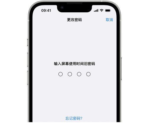 加格达奇iPhone屏幕维修分享iPhone屏幕使用时间密码忘记了怎么办 